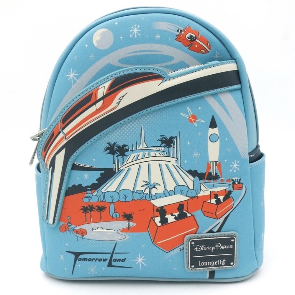 Disney Parks x Loungefly Tomorrowland  Mini Backpack 2024 Disneyland NWT​